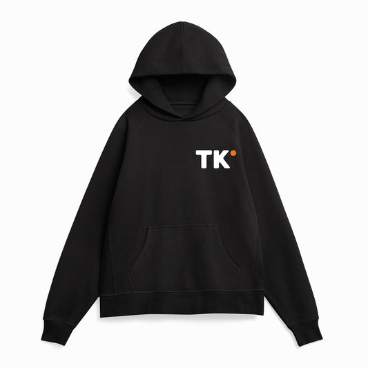 TKI Black Ultra Heavyweight Organic French Terry HoodZoom